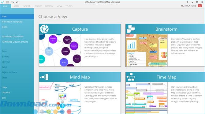 Sử dụng iMindMap