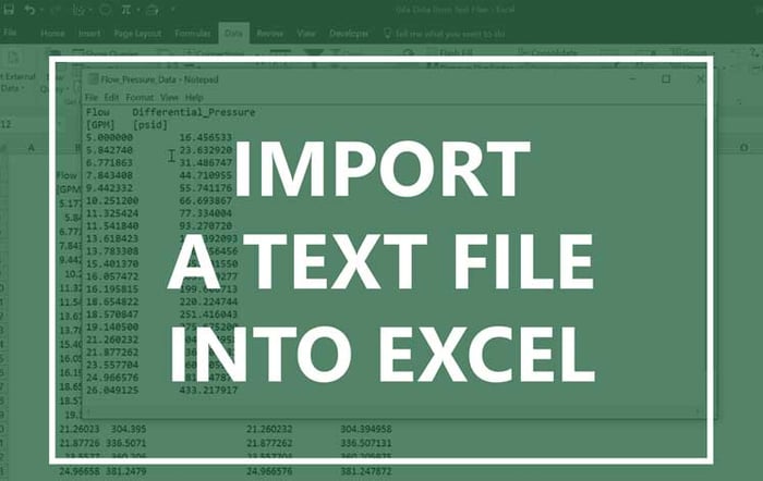 Nhập file văn bản vào Excel