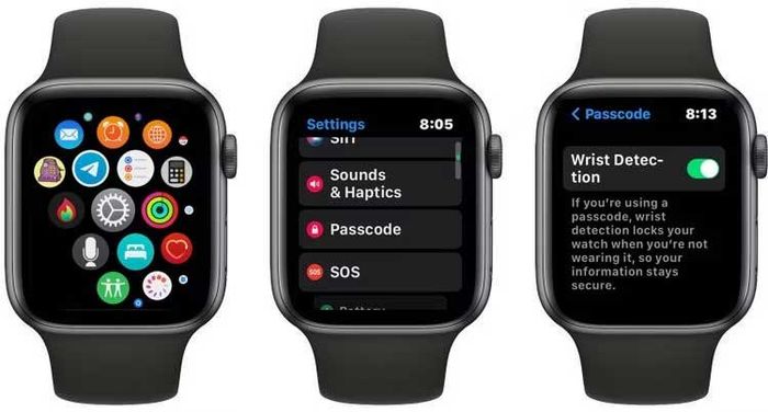 Kích hoạt Wrist Detection trên Apple Watch