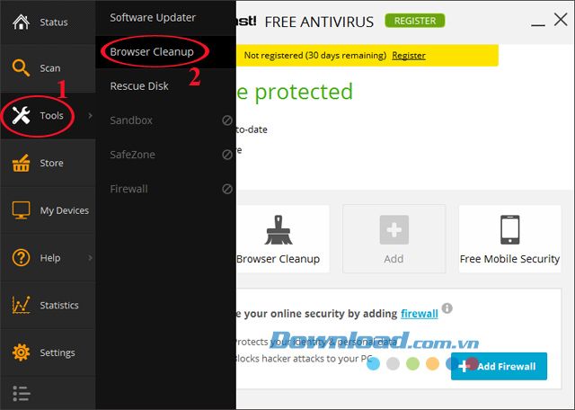 Cài và sử dụng avast! Free Antivirus diệt virus hiệu quả