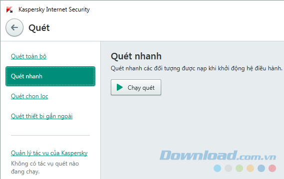 Sử dụng Kaspersky Internet Security