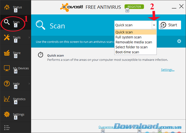 Cài và sử dụng avast! Free Antivirus diệt virus hiệu quả