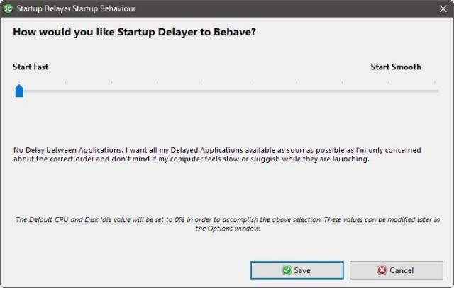 Khởi động Windows “nhanh như gió” với Startup Delayer