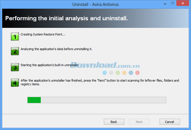 Hướng dẫn gỡ bỏ phần mềm Avira Free Antivirus hoàn toàn