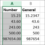 Định dạng cho số trên Excel Trực tuyến