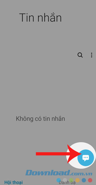 Chọn tạo tin nhắn mới