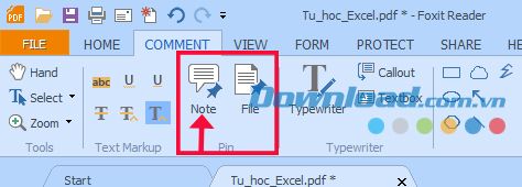 Hướng dẫn tạo ghi chú trong tệp PDF bằng Foxit Reader