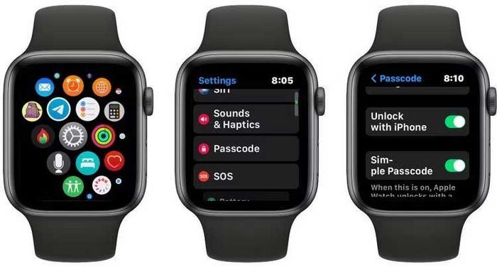 Vô hiệu hóa mở khóa bằng iPhone trên Apple Watch