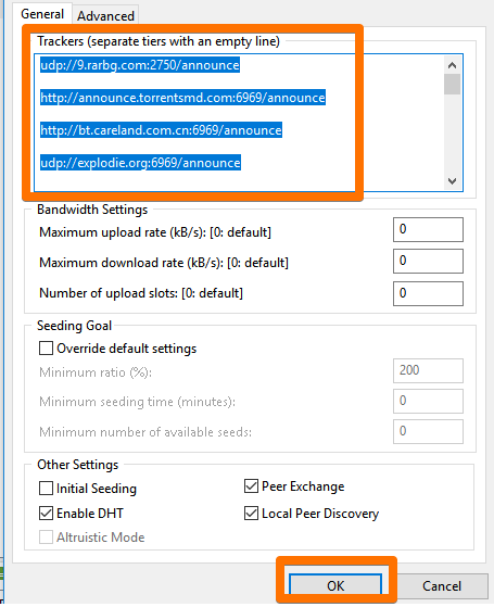 Torrent cheat