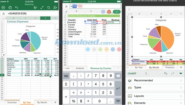 Microsoft Word - Excel - PowerPoint trên iOS