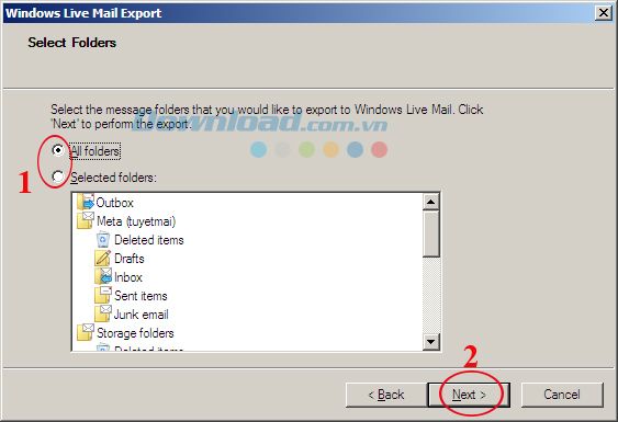 Hướng dẫn sao lưu và khôi phục dữ liệu trên Windows Live Mail