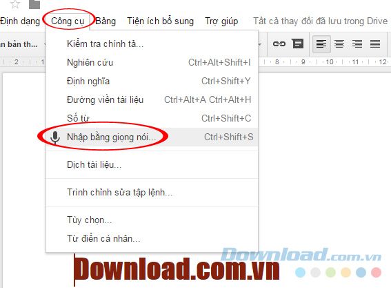 Hướng dẫn sử dụng Google Docs