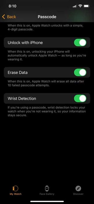 Wrist Detection trên iPhone