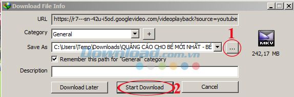 Cách tải Video từ Youtube bằng Internet Mytour Manager