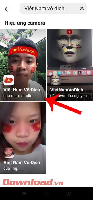 Chọn hiệu ứng Việt Nam vô địch