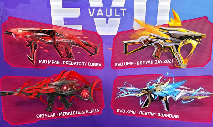 Sự kiện Free Fire MAX Evo Vault