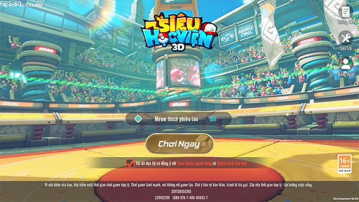 Trải nghiệm game Siêu Học Viện 3D