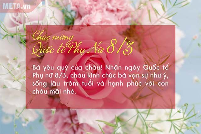 Thiệp 8/3 độc đáo dành tặng bà