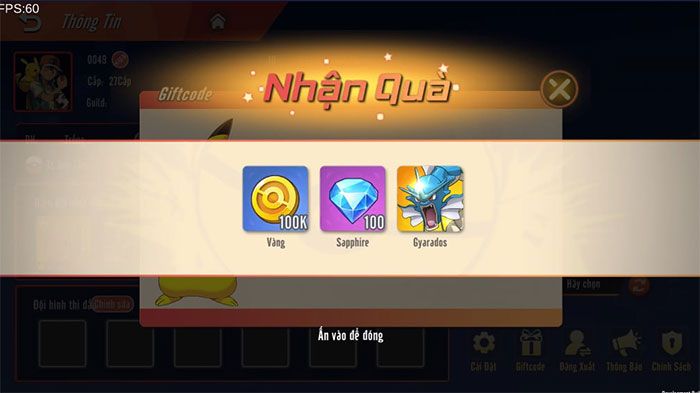 Nhận quà tặng từ game Siêu Học Viện 3D