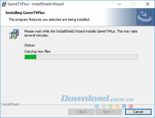 Quá trình cài đặt GameTV Plus