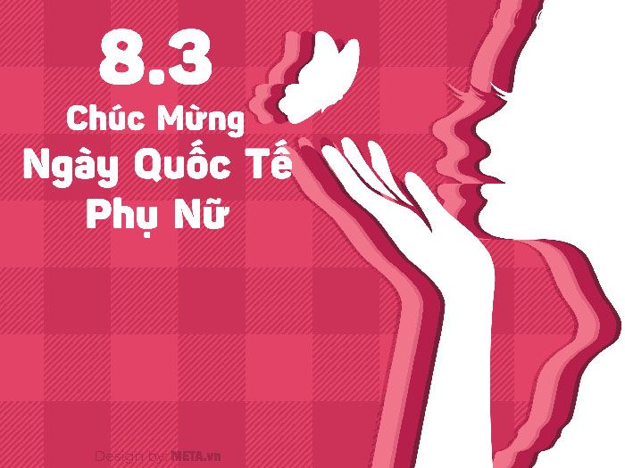 Mẫu Thiệp Mừng 8/3 Đẹp Nhất