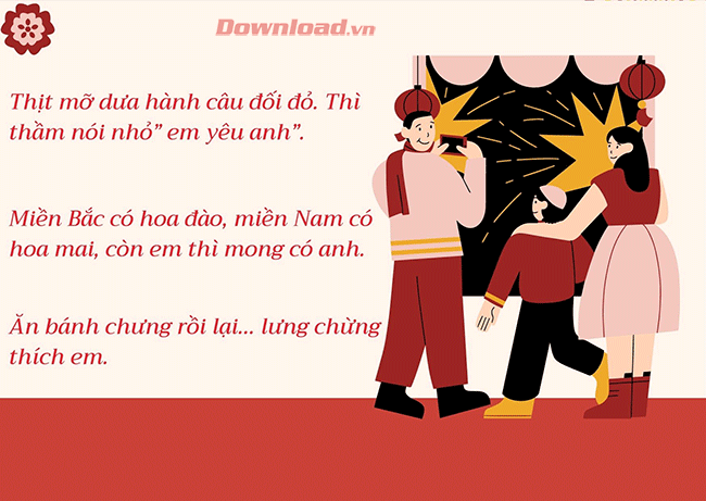 Câu STT ngày Tết