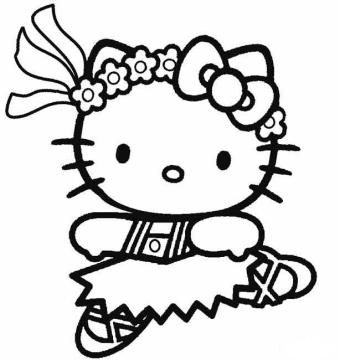 bức tranh tô màu Hello Kitty 11*540870