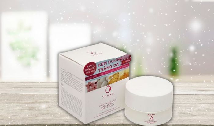 Kem chống nắng và dưỡng trắng da Senka White Beauty Glow UV Cream dung tích 50g