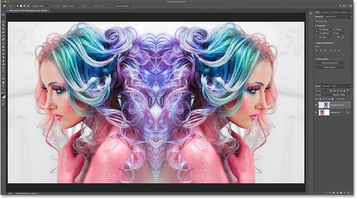 Tạo hiệu ứng ảnh phản chiếu bằng Photoshop