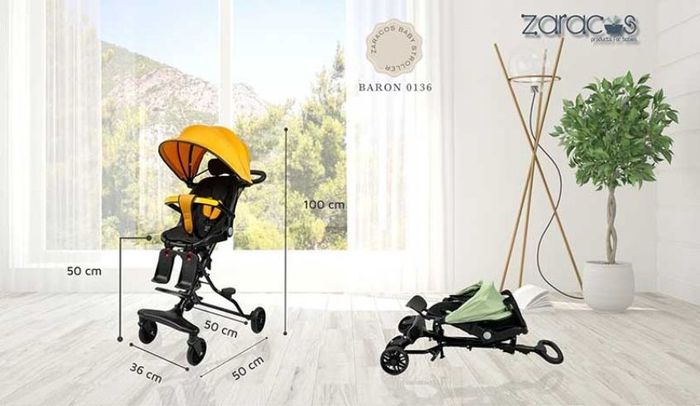 Xe đẩy cho bé Zaracos Baron 0136 (3 tháng - 4 tuổi) - Màu ngẫu nhiên