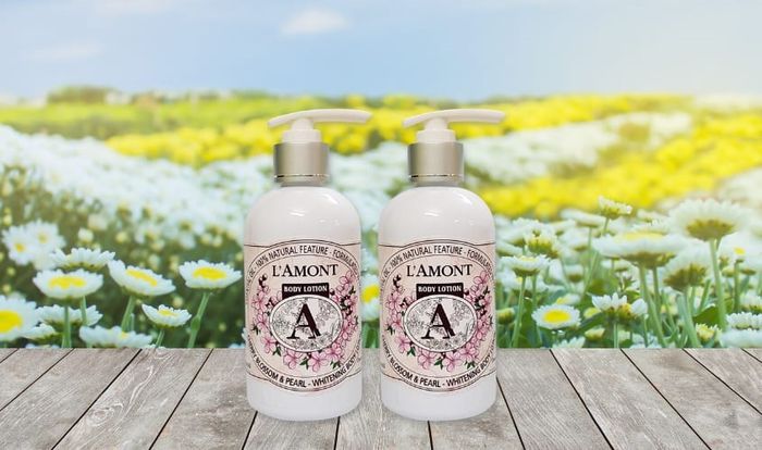 Sữa dưỡng thể L’amont En Provence Cherry Blossom & Pearl Whitening Body Lotion