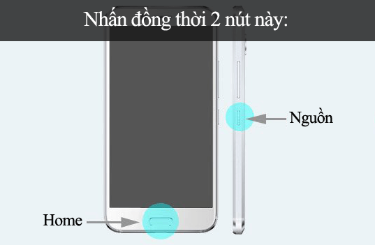 Chụp ảnh màn hình điện thoại HTC