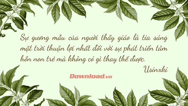 Danh ngôn sâu sắc về thầy cô và vai trò của họ trong cuộc sống