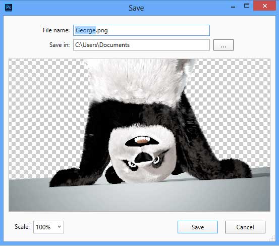 Cửa sổ của plugin TinyPNG trong Photoshop trên Windows