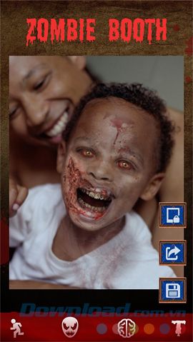 ZombieBooth: Biến đổi 3D thành Zombie