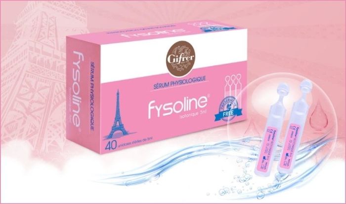 Nước muối sinh lý vệ sinh mắt mũi Fysoline 5 ml