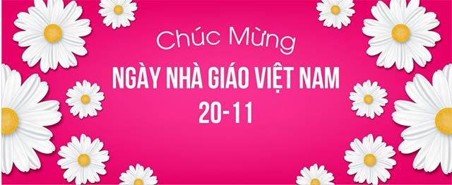 Mẫu phông dành cho ngày nhà giáo Việt Nam 20/11