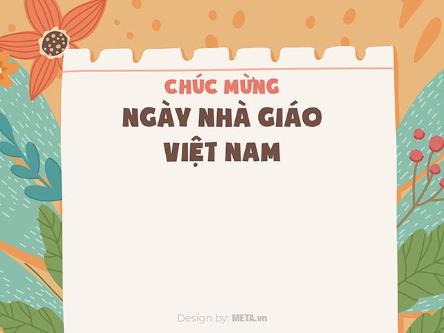 Thiệp chúc mừng Ngày Nhà giáo Việt Nam 20/11 đặc biệt