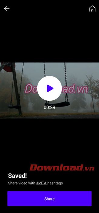 Video đã lưu thành công