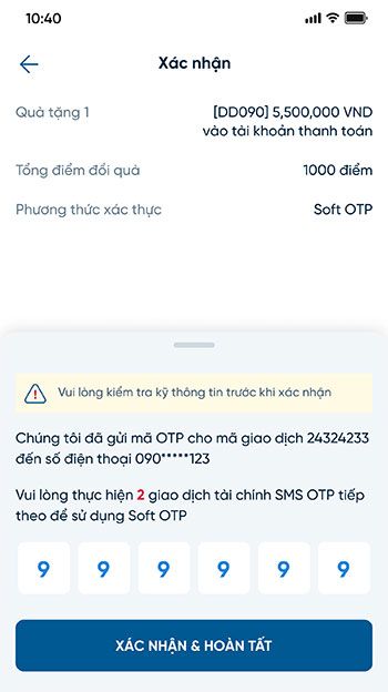 Hướng dẫn đổi điểm tích lũy Vietinbank 13*412827