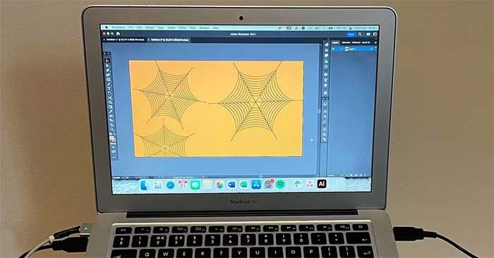 Hướng dẫn vẽ mạng nhện trong Adobe Illustrator