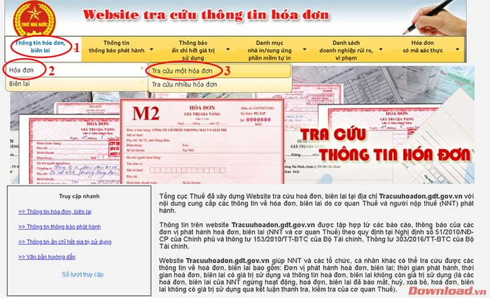 Tra cứu hóa đơn