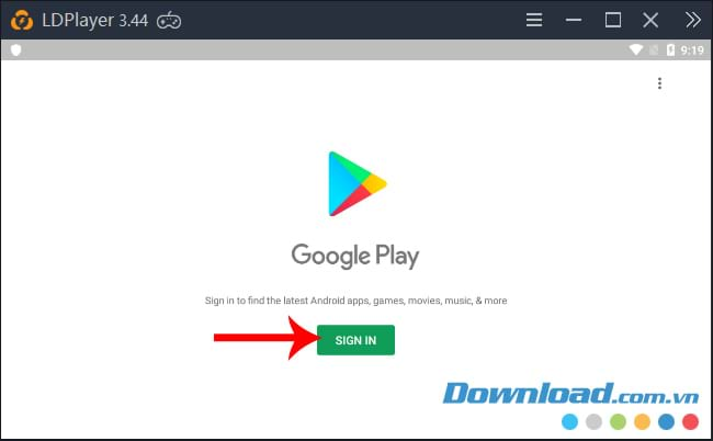 Đăng nhập tài khoản Google trên LDPlayer