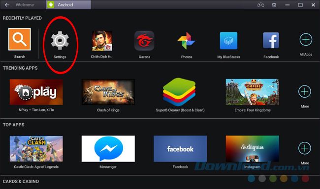 Gõ tiếng Nhật trên BlueStacks