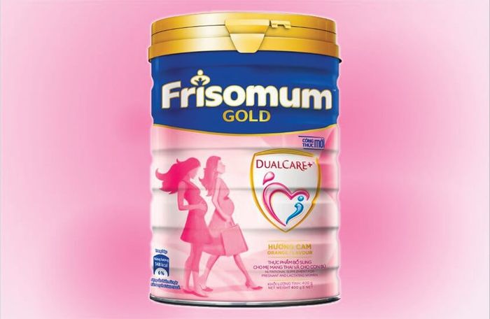 Sữa bầu Frisomum hương cam 400g