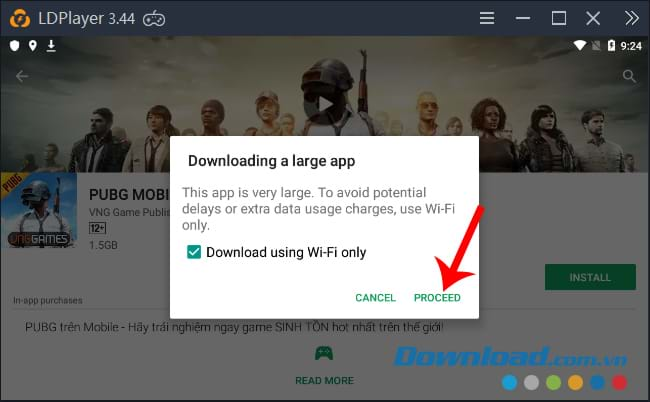 Tải trò chơi PUBG Mobile cho giả lập LDPlayer 