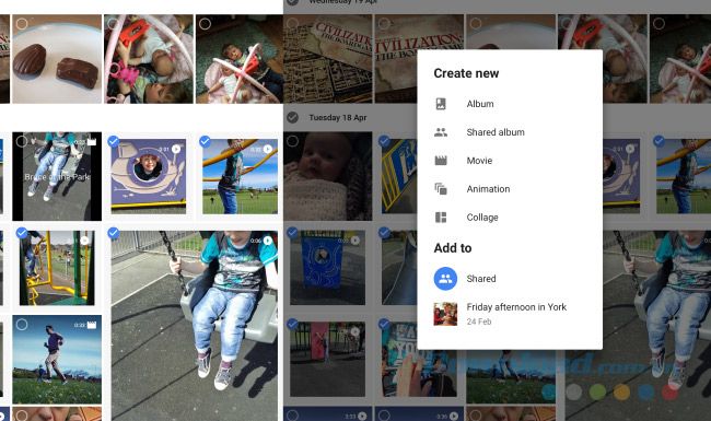 Tạo video tuyệt vời trên iOS bằng Google Photos