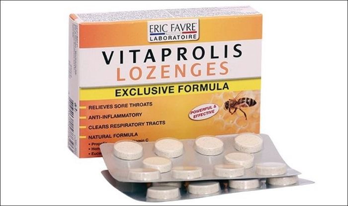 Viên ngậm giảm ho Vitaprolis Lozenges