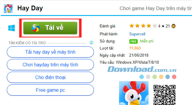 Hay Day cho máy tính