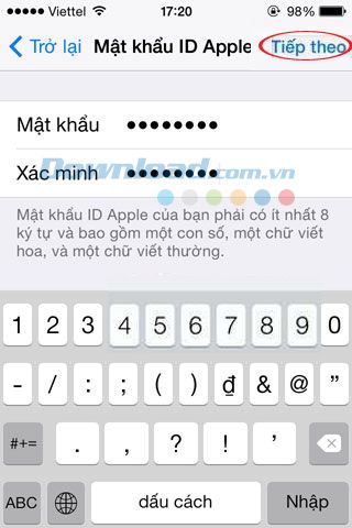 Hướng dẫn tạo tài khoản iCloud, Apple ID miễn phí